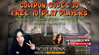 NIGHT CROWS: Free 2 Play Players can get Coupons code too!