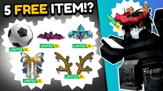 BAGUS!! ini adalah CARA DAPAT 5 ITEM LIMITED UGC GRATIS TERBARU DI DALAM ROBLOX!!