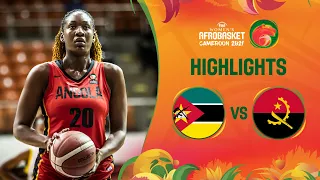 Mozambique - Angola | Game Highlights - FIBA Women's AfroBasket 2021