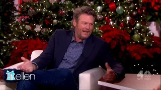 Blake Shelton on The Ellen Generes Show, December 2021