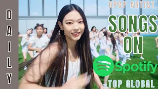 [TOP DAILY] SONGS BY KPOP ARTISTS ON SPOTIFY GLOBAL | 27 SEP 2022