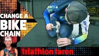 How to REMOVE A BIKE CHAIN without special tools (don't do this to your triathlon bike)