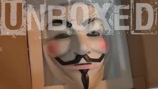 Guy Fawkes Hard Resin Anonymous V Mask Unboxing from Blackblok.com