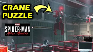 Crane Puzzle: Tinker Tailor Spider Spy - Find a way into the Control Room | Spiderman Miler Morales