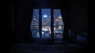 BEHIND THE WINDOW 10H of Wind Rain Thunder Sound Blocker. Fall a sleep with these sounds.