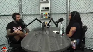 Adam22 asking Sara Molina about Akademiks