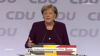 Rede Angela Merkel auf dem Parteitag der CDU am 22.11.19