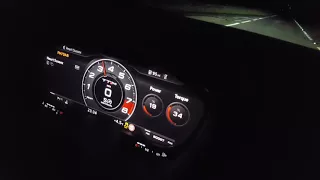 Audi TTRS 0-60 acceleration test using Launch Control