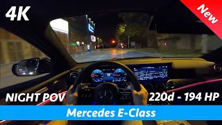 Mercedes E-Class 2021 AMG Line - Night POV Test drive & FULL review in 4K | Multibeam LED Headlights