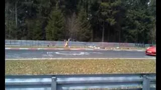 Cr-V crashes on nurburgring