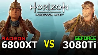 Horizon Forbidden West - RX 6800XT VS RTX 3080Ti - 4K, 1440P, 1080, DLSS vs FSR