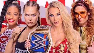 Bianca Belair vs Ronda Rousey vs Charlotte Flair vs Becky Lynch🔥 #wwe #smackdown