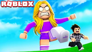 CACHE-CACHE MAIS LE CHERCHEUR EST GÉANT SUR ROBLOX !! (Minies Vs Giant)