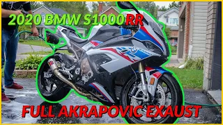 2020 BMW S1000RR M Package Full Akrapovic Exhaust | Update