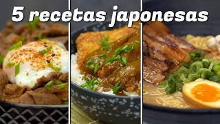 5 RECETAS de comida japonesa IMPRESCINDIBLES