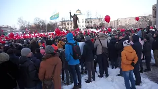 Митинг в Екатеринбурге.  Видео Нусратуллина Ф.Г.