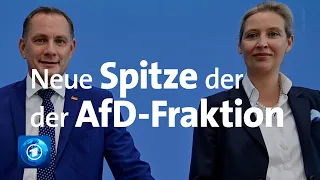 Chrupalla und Weidel: AfD-Bundestagsfraktion bekommt neue Doppelspitze