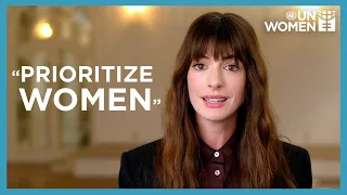 Goodwill Ambassador Anne Hathaway speaks out on care