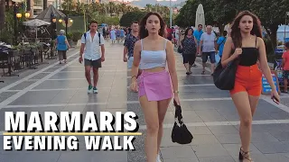 Marmaris Evening Walk | August 2022 Türkiye [4K UHD 60 fps]