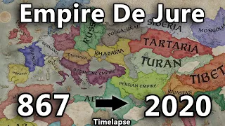 Empire De Jure Map Crusader Kings 3 Timelapse