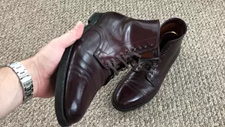 Cleaning Alden for J.Crew shell cordovan boots