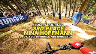 GoPro: Nina Hoffman -  FINALS - 3rd Place Run | 2023 UCI Downhill MTB World Cup in Lenzerheide