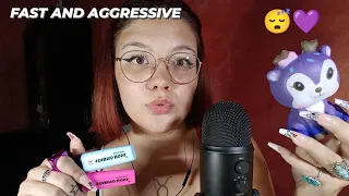 FAST AND AGGRESSIVE PER CHI HA PROBLEMI DI ATTENZIONE 😴💜 | ASMR ITA