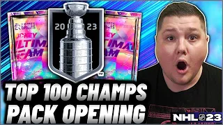 *3 92+ PULLS!* NHL 23 Top 100 Champs Rewards Pack Opening
