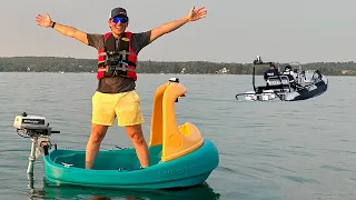 Tuggy Sandbox Boat Build goes Full Send (BUSTED)
