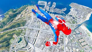 GTA 5 Epic Water Ragdolls Spiderman Vs Minions, Hulk, Squid Dolls, Gorilla, King Kong