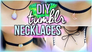 DIY Tumblr Necklaces and Chokers Using Things You ALREADY Have | JENerationDIY