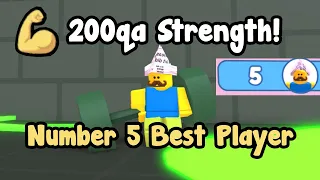 I Reached 200qa Strength And Defeated Bulk Boss! - Arm Wrestle Simulator Roblox