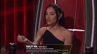 Ariana Grande’s commentary on Hailey Mia’s Cover of Deja Vu | The Voice