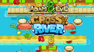 Adam and Eve: Crossy River - Hop to find love (Gameplay)