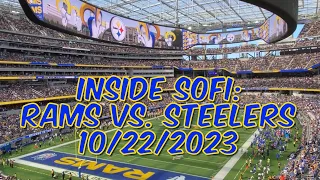 Inside SoFi in 4K: LA Rams vs. Pittsburgh Steelers 10.22.2023 #larams #steelers #sofistadium