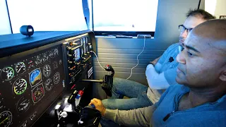 Emergencies in Simulator Flight Training in AST (Burnet, Texas) for Twin Cessna Series