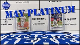 Platinum Boombox Baseball - May 2022 | Baseball Card Subscription Box