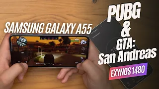 Samsung Galaxy A55 5G PUBG Mobile ve GTA: San Andreas 2024 Oyun Testi | Exynos 1480