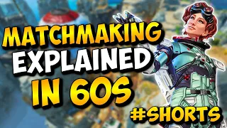 The Apex Legends Matchmaking Explained In 60S! #Shorts