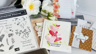 Mein Einkauf zum Ausverkauf von #stampinup, 7 Kartenideen mit Rustikaler Strauß,  #Muttertag