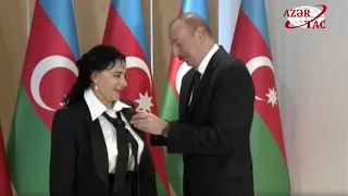 Президент Ильхам Алиев и первая леди Мехрибан Алиева встретились с президентом Всероссийской федерац