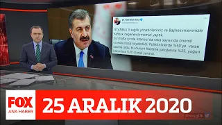 Çin aşısı Pazartesi Türkiye'de... 25 Aralık 2020 Selçuk Tepeli ile FOX Ana Haber