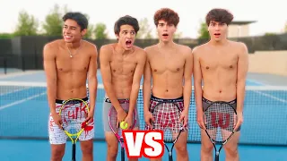 EXTREME STRIP TENNIS W/ Brent Rivera & Stokes Twins