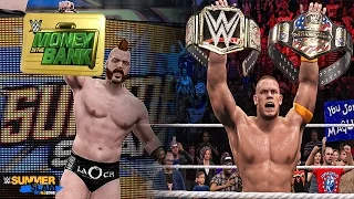WWE 2K16 Summerslam 2015 - John Cena Wins WWE Title & Sheamus Cashes MITB