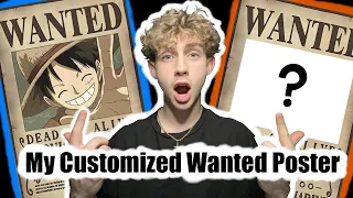 Making A Custom One Piece Wanted Poster (Tutorial)