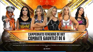 WWE 2K24: GAUNTLET MATCH FOR THE NXT WOMENS CHAMPION #wwe #wwe2k24