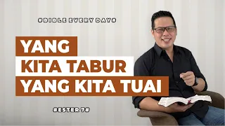 Yang Kita Tabur Yang Kita Tuai (Ester 7) - Petrus Kwik  |  BIBLE EVERY DAY