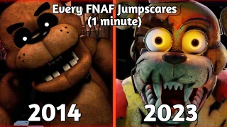 Every FNAF Jumpscares in 1 Minute (2014-2023)