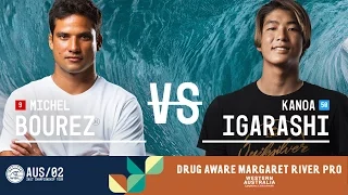 Michel Bourez vs. Kanoa Igarashi - Round Three, Heat 4 - Drug Aware Margaret River Pro 2017