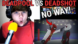 Deadpool Vs Deadshot - Cartoon Beatbox Battles @verbalase REACTION!